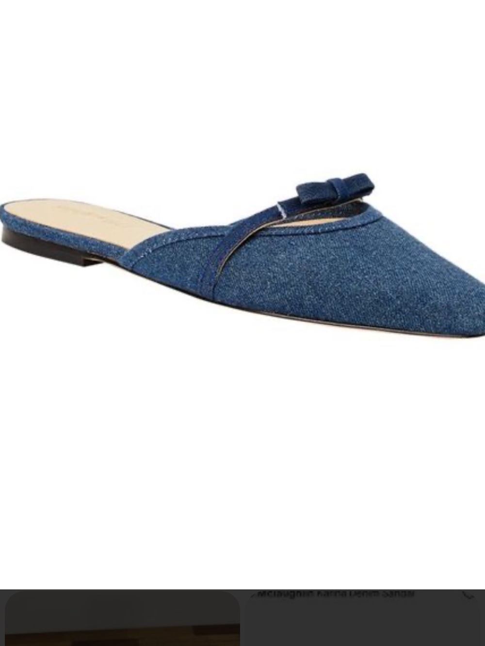 J McLaughlin Holina Denim Mules size 8‎